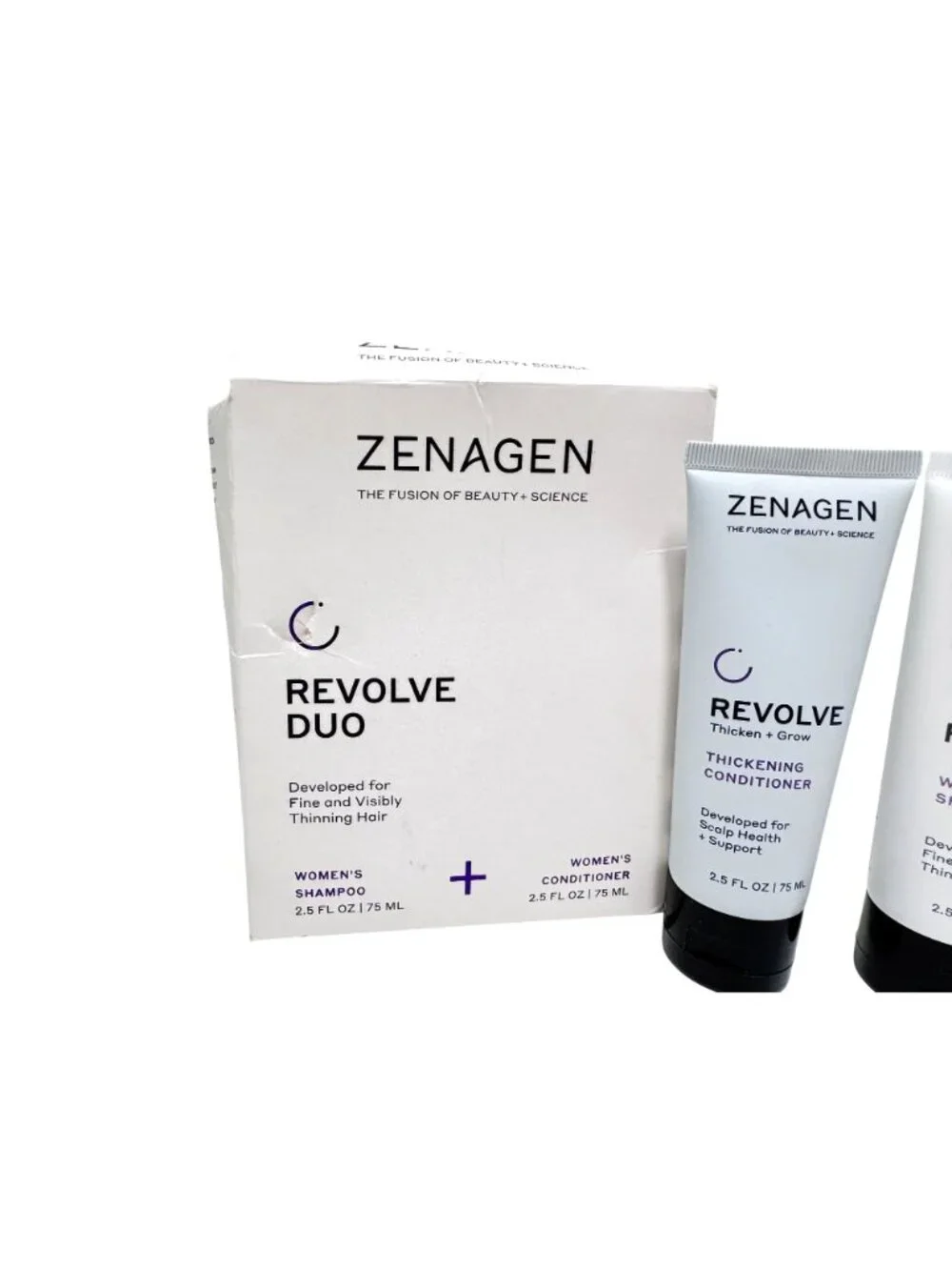 Zenagen Revolve Women’s Thickening Shampoo & Conditioner Duo 2.5 oz
